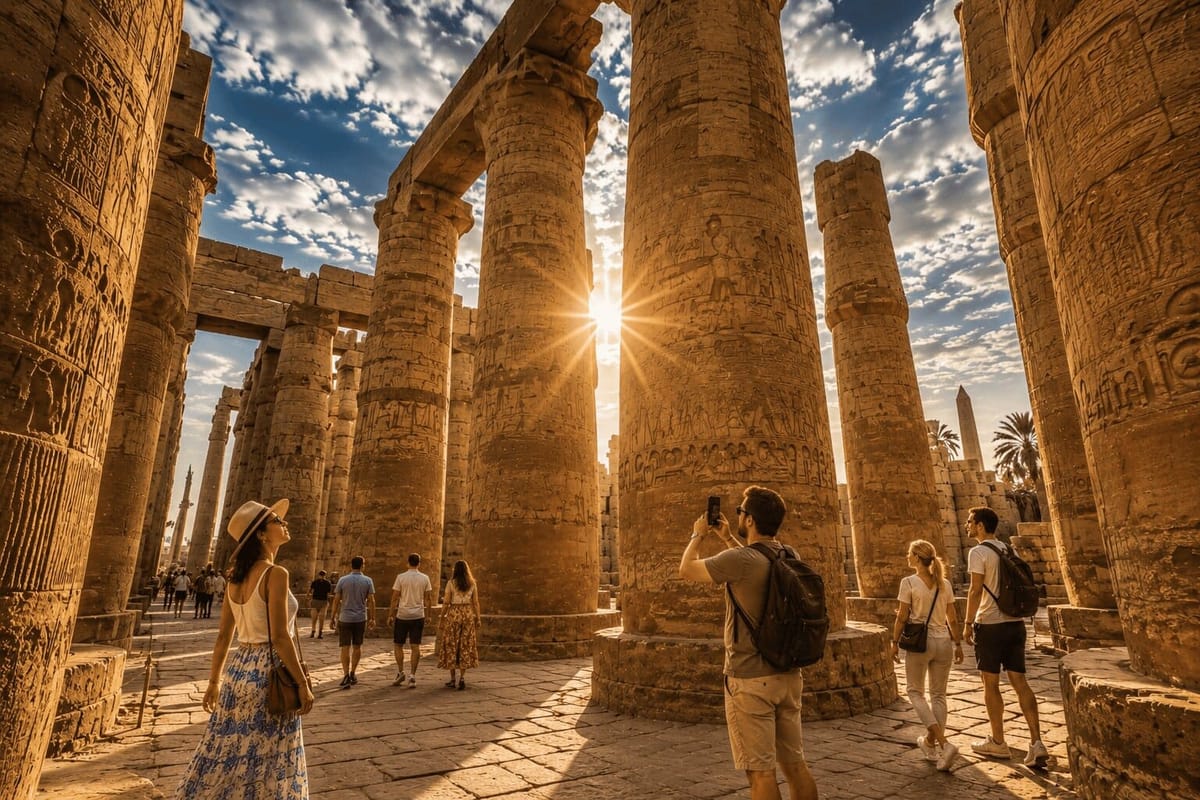 Day 8 Transfer to Luxor and East Luxor Tour