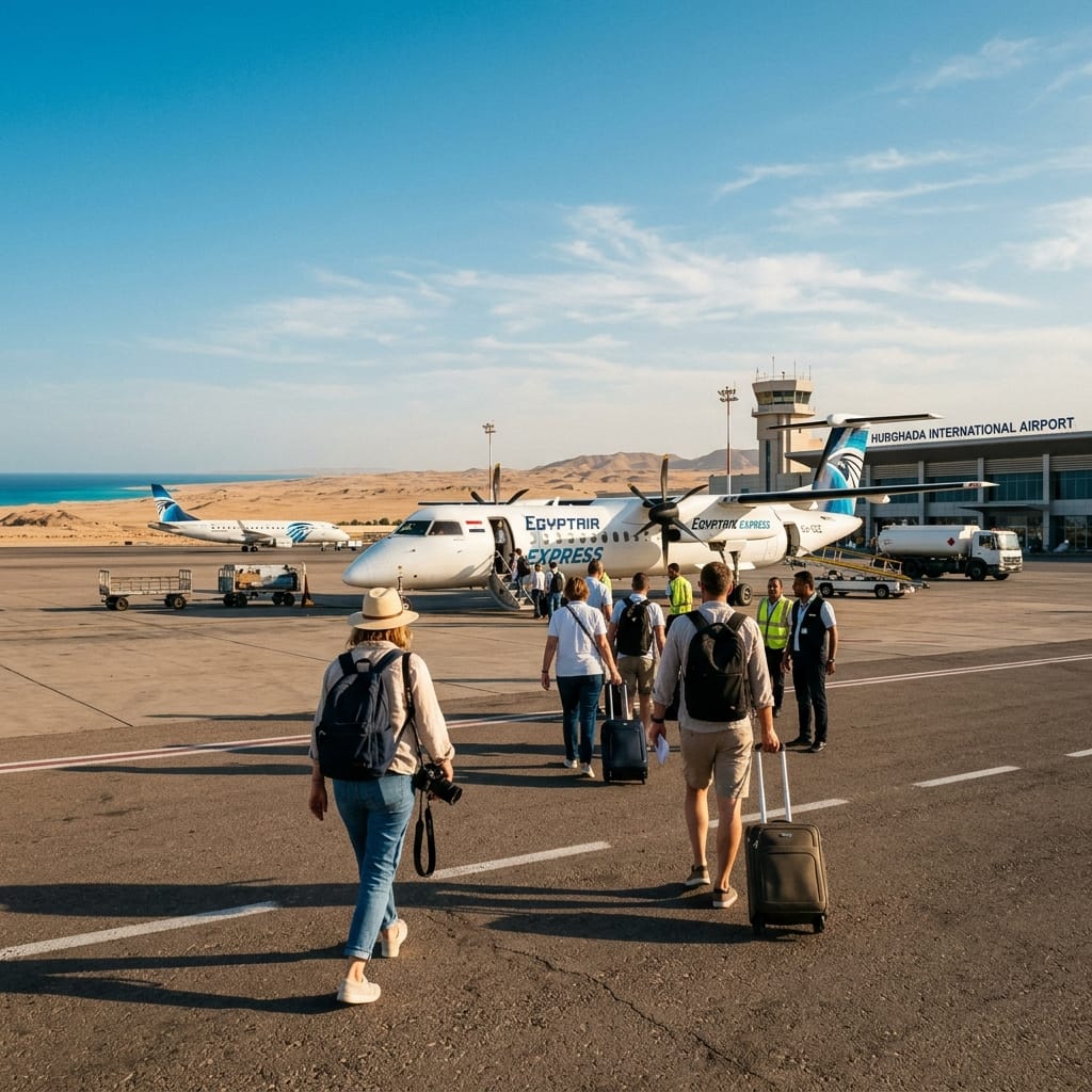 Cairo Day Trip from Hurghada by Plane with Private Egyptologist Guide