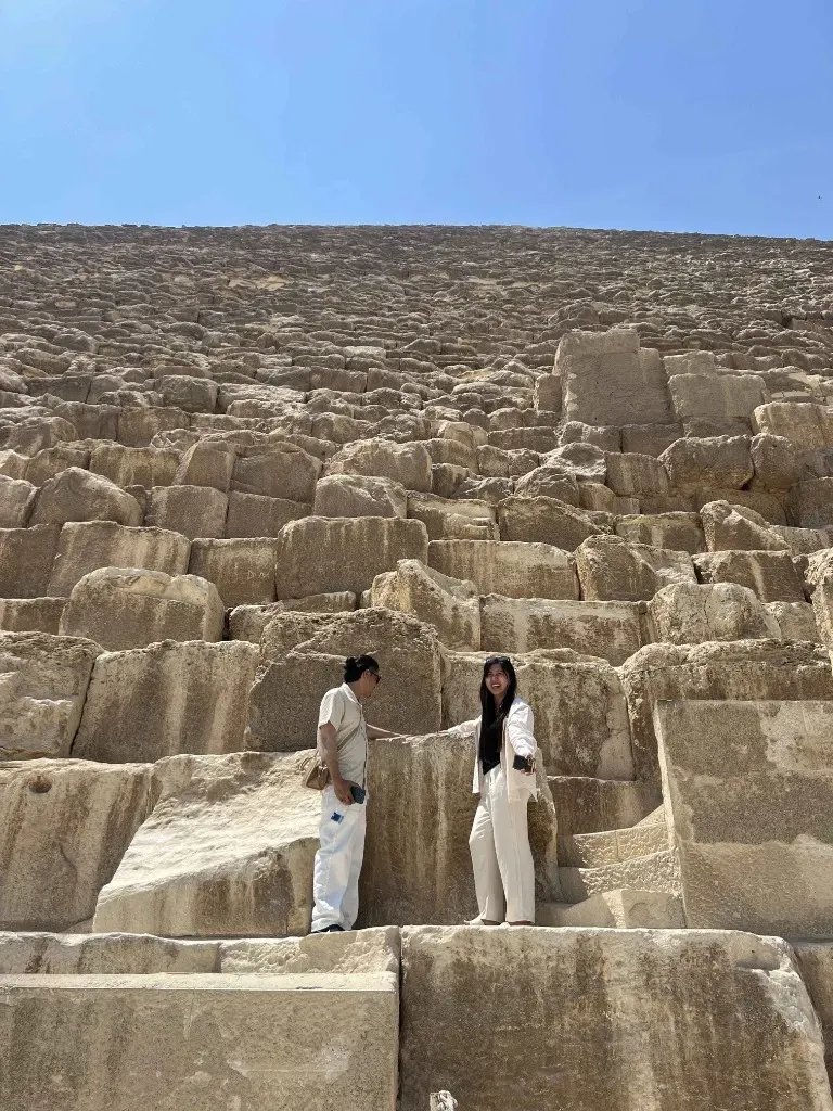 MRs Karemina at Giza Pyramids & Sphinx