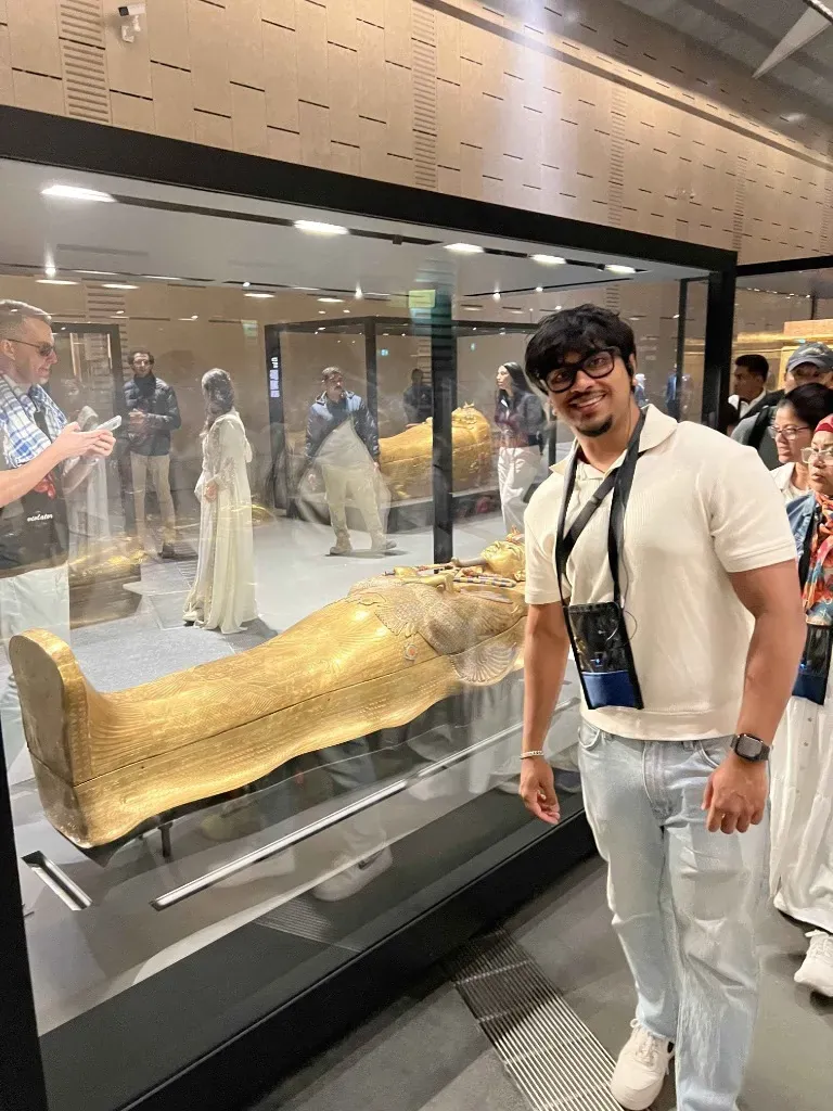 Mr. Arfan at Grand Egyptian Museum (GEM)