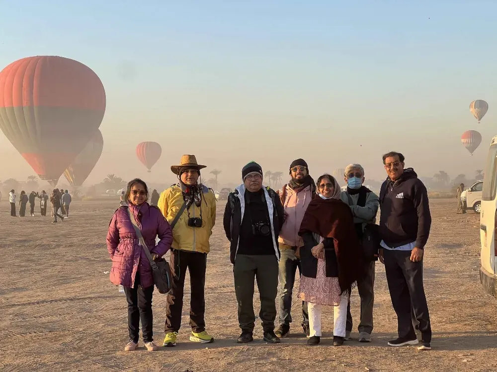 Mrs. Nupur Family & Friends at Hot Air Balloon (Luxor)