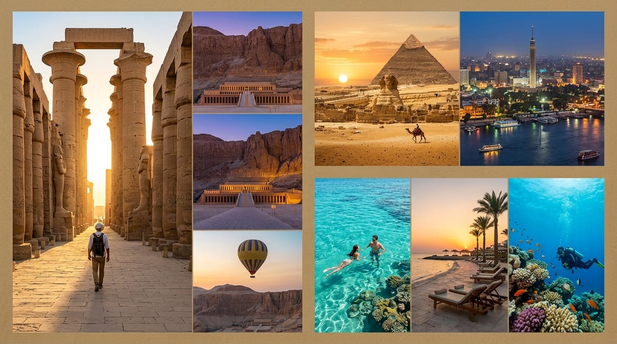 Majestic Cairo, Abu Simbel, Luxor & Hurghada Tour